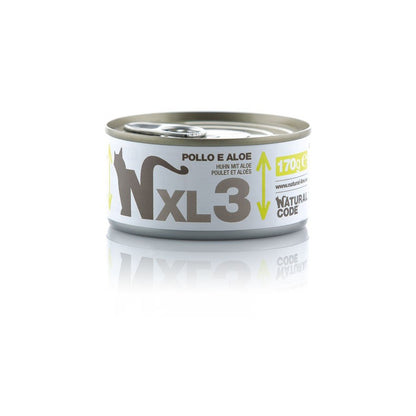 Natural Code gatto umido, Natural Code lattina XL 170g, umido naturale per gatti, cibo umido complementare gatto, Natural Code gatto acqua di cottura