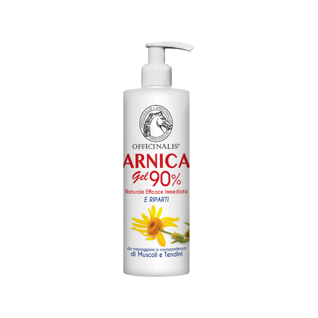 Officinalis Arnica 90% in Gel, Arnica Gel ad alta concentrazione 90%, Gel topico arnica, Sollievo muscoli e tendini arnica gel, Arnica potenziata metodo Acque Officinali, arnica ad uso umano, arnica per  umani