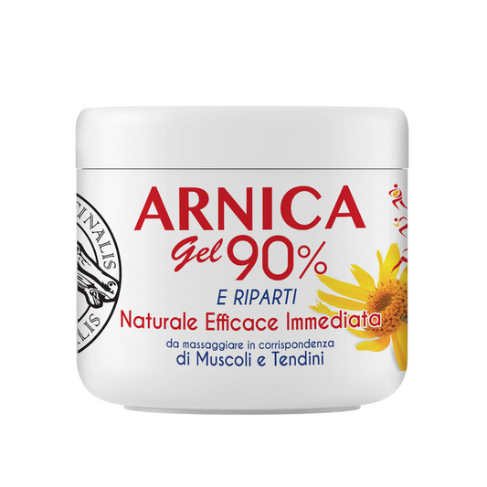 Officinalis Arnica 90% in Gel, Arnica Gel ad alta concentrazione 90%, Gel topico arnica, Sollievo muscoli e tendini arnica gel, Arnica potenziata metodo Acque Officinali, arnica ad uso umano, arnica per  umani