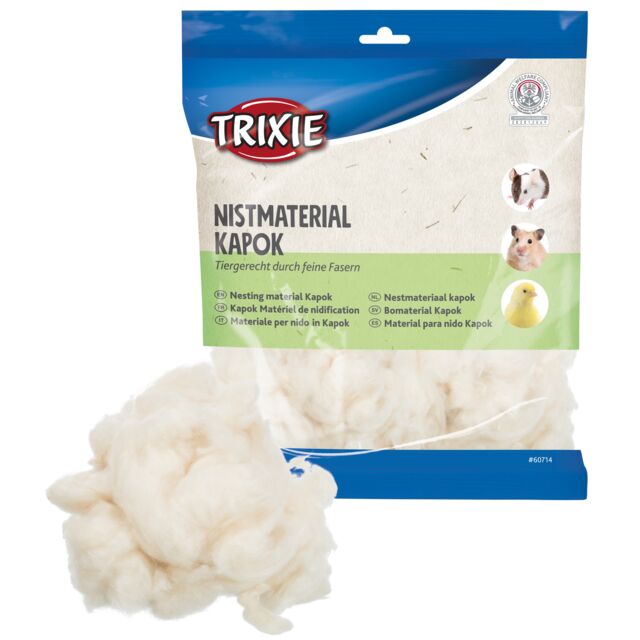 Trixie - Materiale per Nido in Kapok per Roditori e Volatili