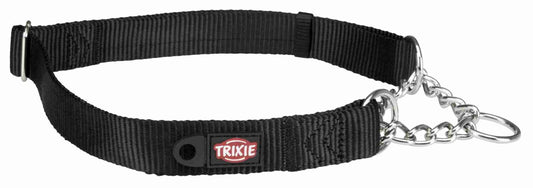 Trixie - Collare Premium a semi-strangolo a regolazione continua in Poliestere e Metallo per Cani