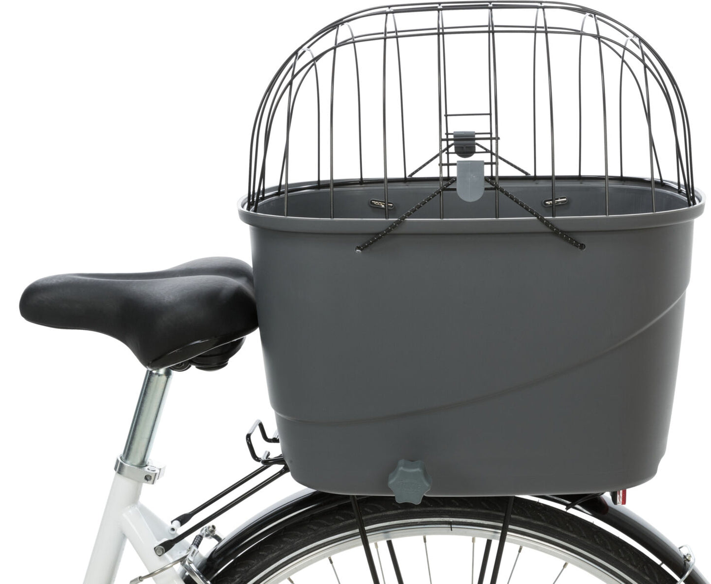 Trixie - Cesta Posteriore per Cani per il Portapacchi della Bicicletta 46x36x47 cm.