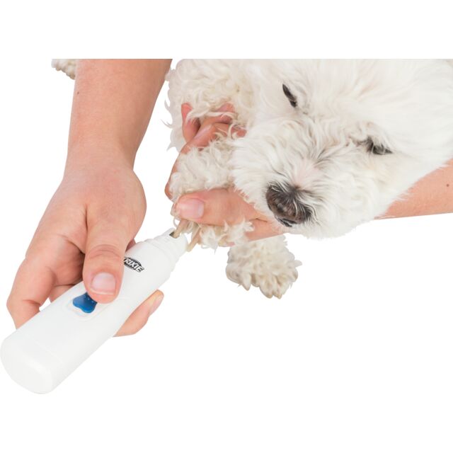 Trixie - Lima Unghie per Cani Smerigliatrice Elettrica Animali Domestici 14 cm