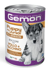 Gemon - Lattina di Umido in Bocconi per Cani Cuccioli High Premium Quality Puppy 400g