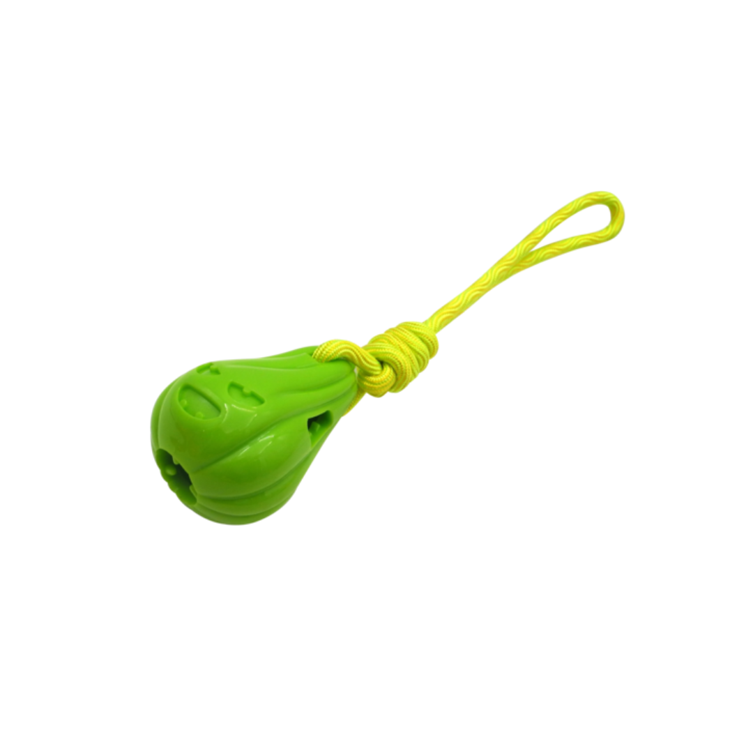 Gimborn - Gioco per Cani Happy Pumpkin Zucca Gimdog con Corda
