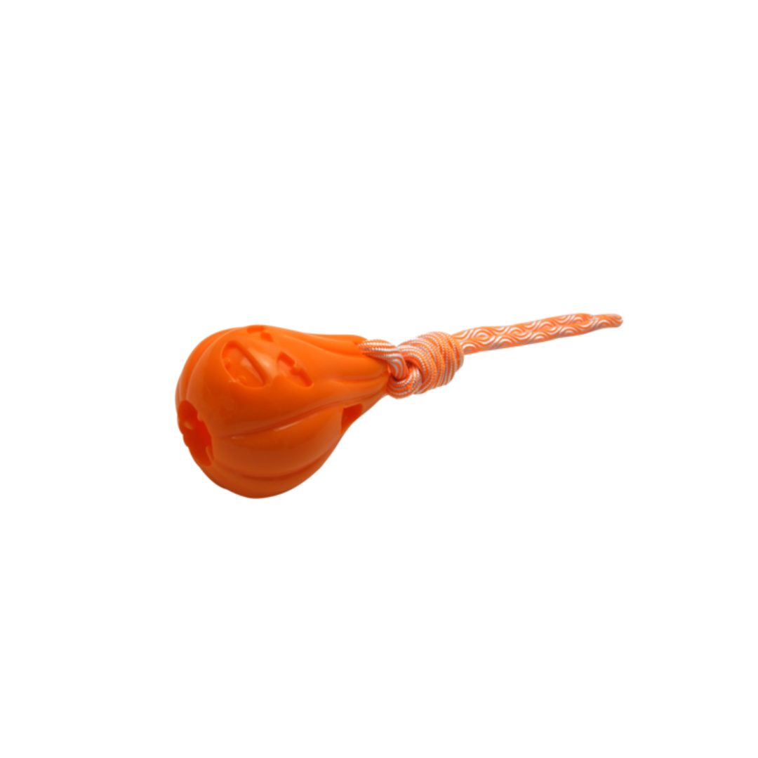 Gimborn - Gioco per Cani Happy Pumpkin Zucca Gimdog con Corda