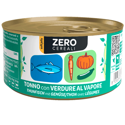 We Nature - Lattina di Umido Senza Cereali Naturale Fatto a Mano in Jelly per Gatti Adulti Zero Grain Free 85g