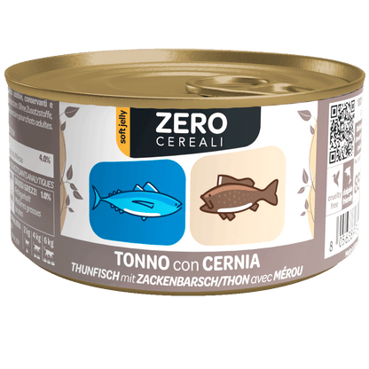 We Nature - Lattina di Umido Senza Cereali Naturale Fatto a Mano in Jelly per Gatti Adulti Zero Grain Free 85g