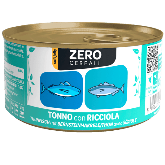 We Nature - Lattina di Umido Senza Cereali Naturale Fatto a Mano in Jelly per Gatti Adulti Zero Grain Free 85g