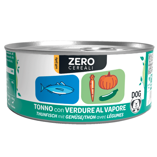 We Nature - Lattina di Umido Senza Cereali Naturale Fatto a Mano in Jelly per Cani Adulti Zero Grain Free 150g
