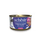 Schesir filetti in brodo gatto adulto, umido completo senza glutine gatti, brodo umido Schesir per gatti, cibo umido gatto, alimentazione umida naturale per gatti