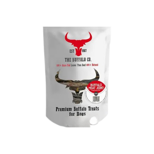 The Buffalo Co. - Snack Naturale per Cani Mono Ingrediente di Bufalo Allevato ad Erba