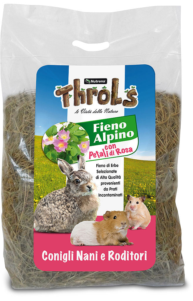 Throls - Fieno Alpino Aromatizzato per Conigli e Roditori 500g