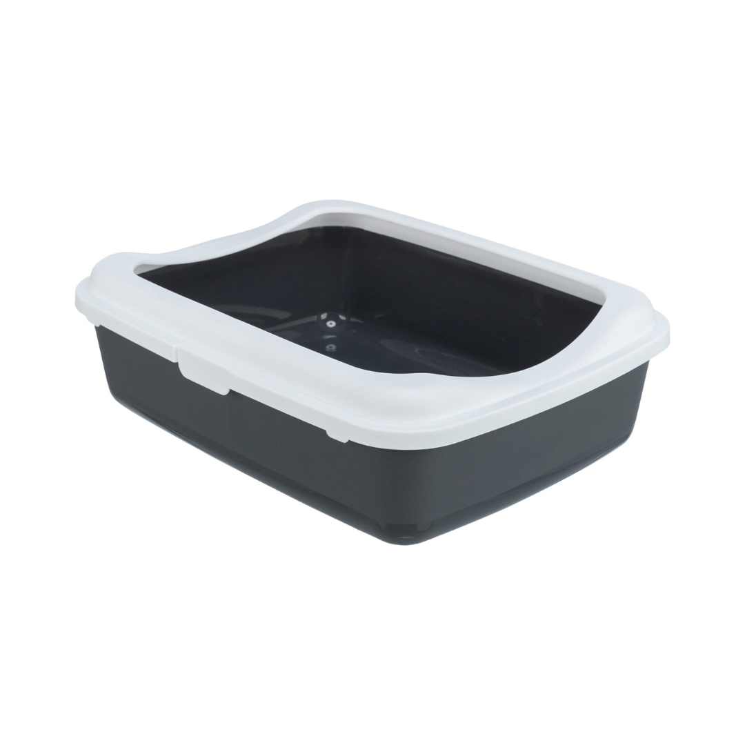 trixie be eco cassetta igienica, lettiera ecologica gatto, cassetta igienica plastica riciclata, lettiera per gatti trixie, vaschetta lettiera gatto, cassetta gatto 37x15x48