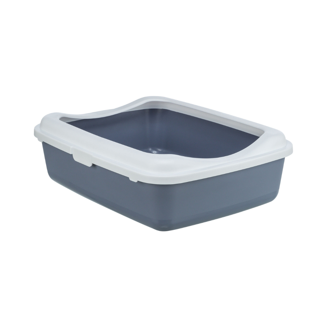 trixie be eco cassetta igienica, lettiera ecologica gatto, cassetta igienica plastica riciclata, lettiera per gatti trixie, vaschetta lettiera gatto, cassetta gatto 37x15x48