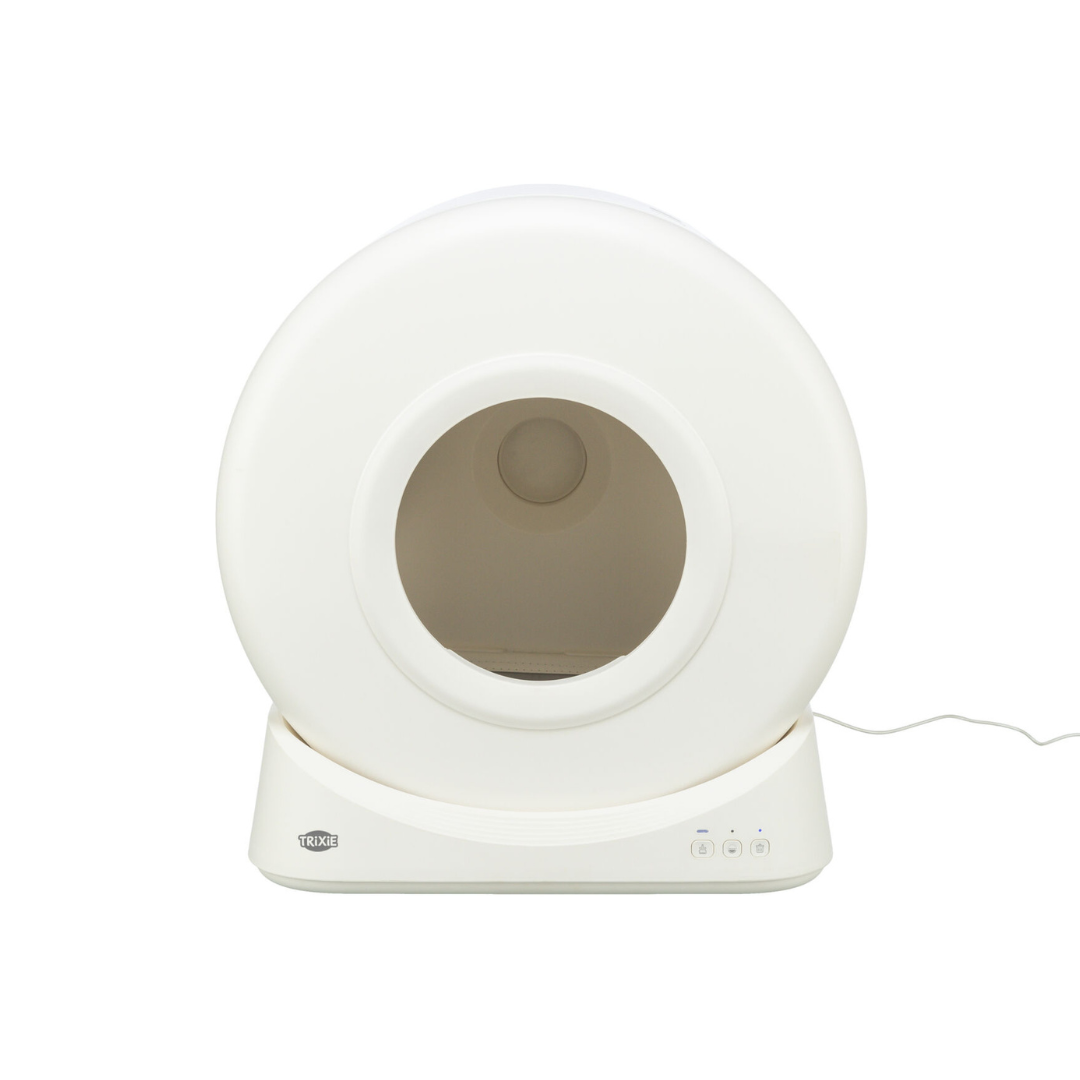 Trixie lettiera autopulente, lettiera automatica per gatti, Trixie Smart 40050, lettiera intelligente gatto, lettiera igienica automatica, accessori igiene gatto