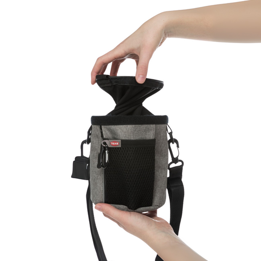 borsa snack cane Trixie, borsetta snack Multi Twist, porta snack addestramento cani, borsetta porta snack con chiusura twist, porta bocconcini per cani, borsa snack impermeabile cane