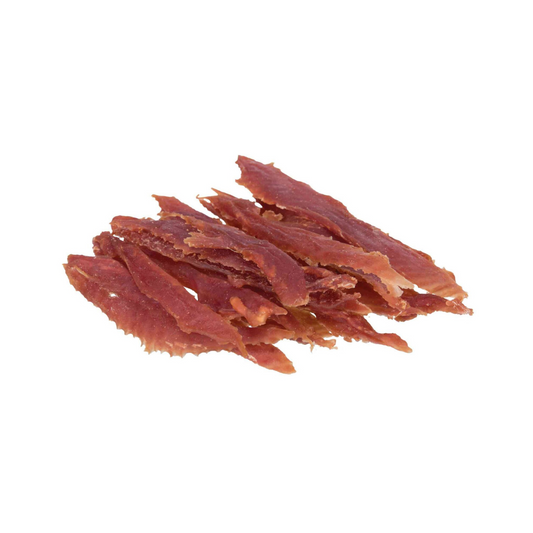 Snack cane anatra, Trixie Ducky Stripes, premietti naturali per cani, strisce carne cane, snack proteico cane, petto anatra per cani, Trixie snack richiudibile, spuntino sano cane, snack cane senza glutine, premio addestramento cane