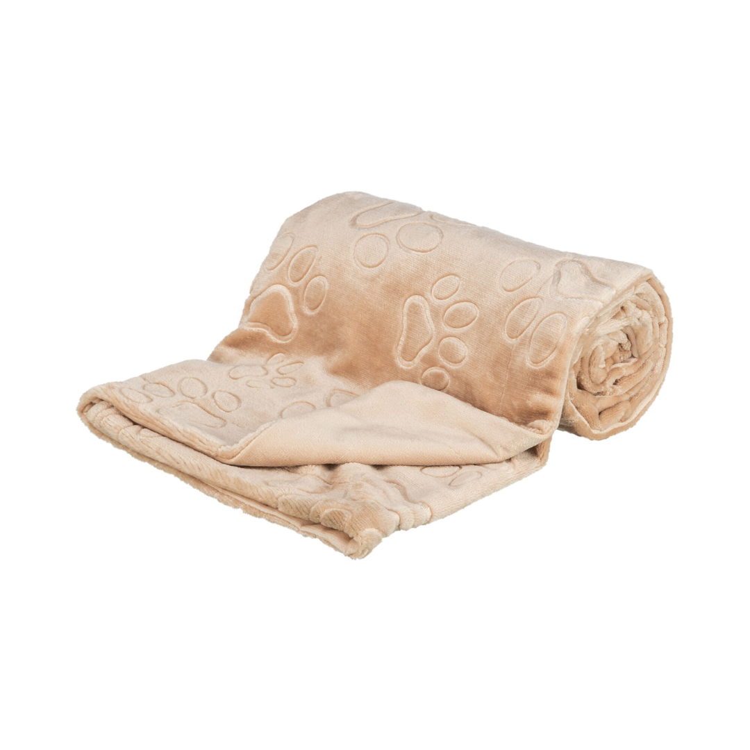 coperta per cani Trixie, Trixie Barry 376002, coperta molto morbida cane, coperta a fettuccia doppia per cani, accessori comfort cane, coperta per cuccia cane