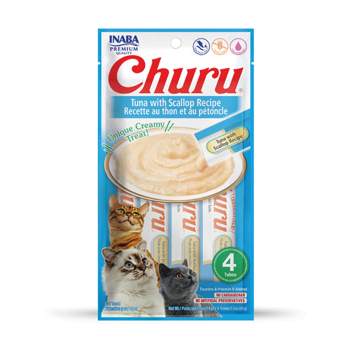 Inaba Ciao - Churu Snack in Crema per Gatti Adulti 4x14 g