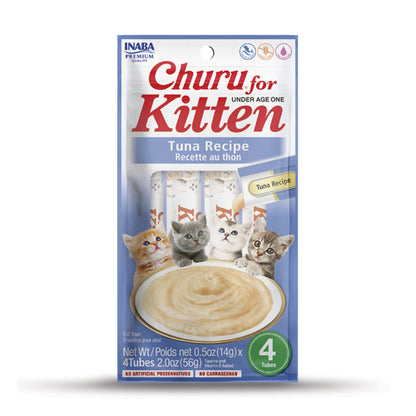 Inaba Ciao - Churu Kitten Snack in Crema per Gatti Cuccioli 4x14 g