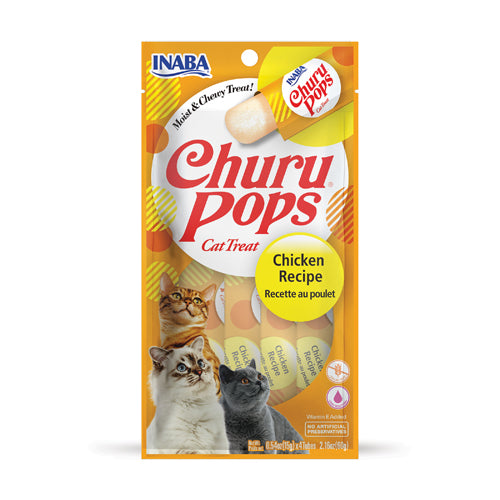 Inaba Ciao - Pops Snack Premio Morbido per Gatti 4x15g