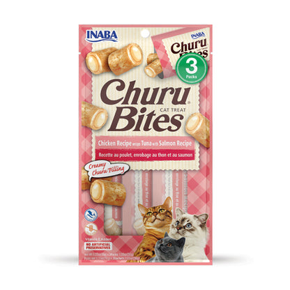 Inaba Ciao - Churu Bites Snack Ripieno per Gatti Nascondi Pastiglia 3x10g