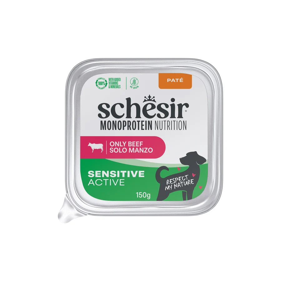 umido monoproteico cane, Schesir Monoprotein Nutrition, Schesir umido monoproteico cane, umido cane monoproteico 150g, alimento umido cane sensibile, umido completo cane monoproteico, Schesir cane adulto sensibile, paté cane monoproteico, umido cane No Grain, alimento monoproteico cane adulto, Schesir monoproteico agnello, Schesir monoproteico manzo, Schesir monoproteico maiale, Schesir monoproteico cervo, umido cane senza cereali