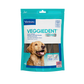 Virbac - Snack VeggieDent Fresh Controllo di Tartaro e Placca per Cani 15 pezzi