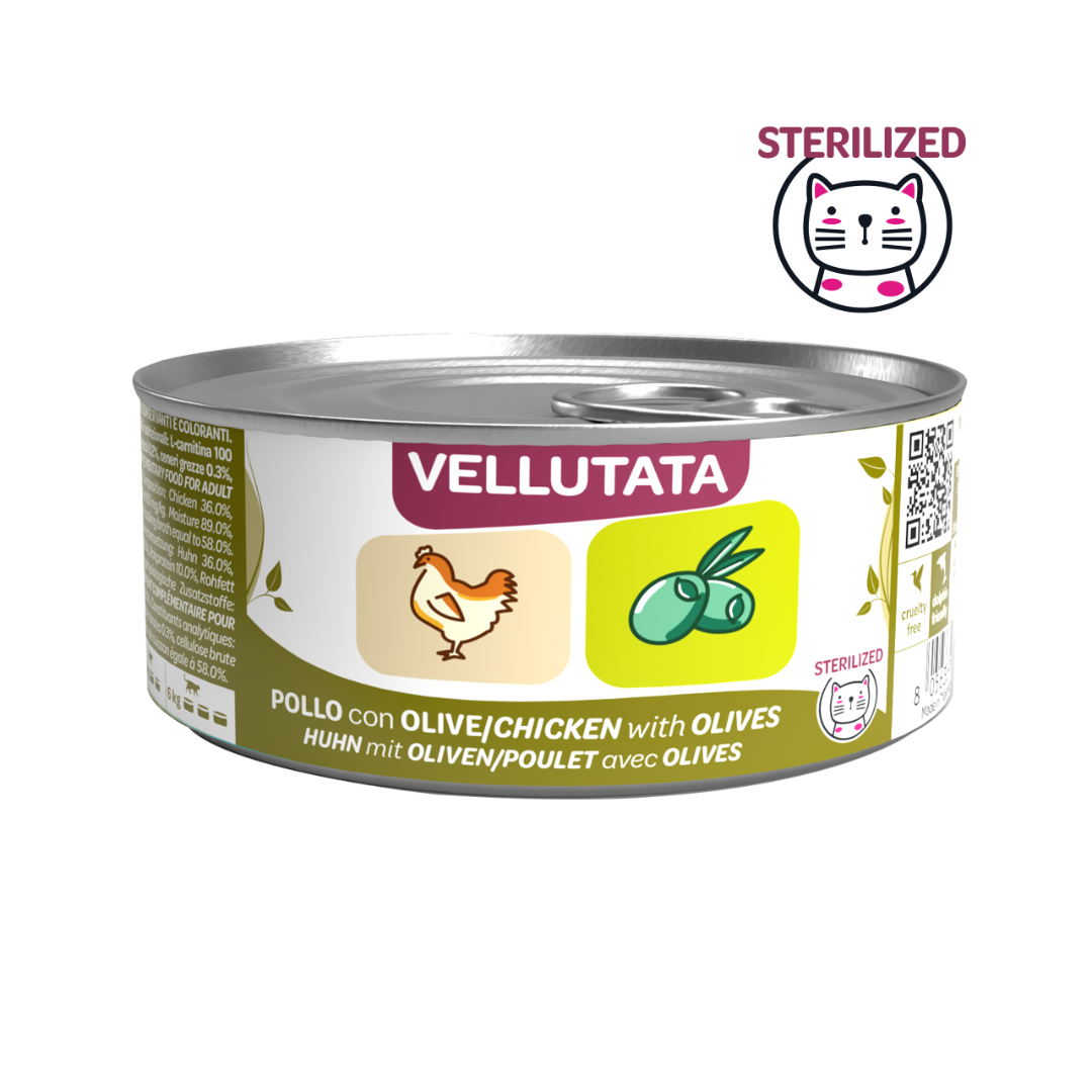 We Nature vellutata sterilized, umido per gatti sterilizzati, alimento naturale per gatti sterilizzati, cibo umido 70g We Nature, cibo per gatti sterilizzati controllo peso, vellutata We Nature gatti adulti, alimento completo per gatti sterilizzati, umido naturale per gatti sterilizzati, We Nature gatto sterilized 70g