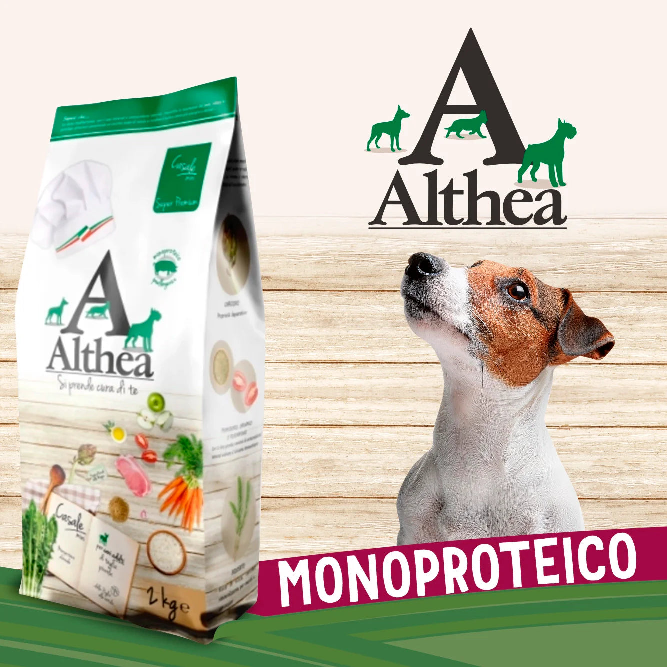 crocchette monoproteiche cane, crocchette monoproteiche al maiale, crocchette ipoallergeniche cane, alimento ipoallergenico cani, crocchette con omega 3 e omega 6, crocchette naturali made in Puglia, althea casale crocchette, crocchette per cani con intolleranze