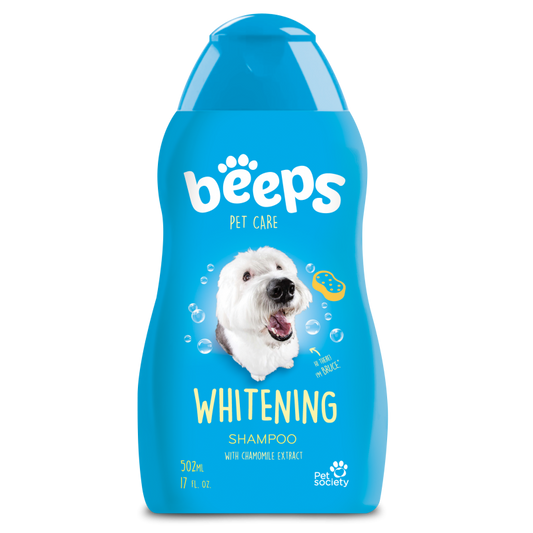 shampoo pelo bianco cane, shampoo cani manto chiaro, shampoo con camomilla per cani, shampoo lucidante pelo cane, shampoo delicato cani bianchi