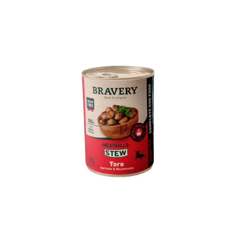 umido ipoallergenico cani, wet food polpette senza cereali, pasto umido monoproteico cane, Bravery umido cane ipoallergenico, cibo umido grain free cane