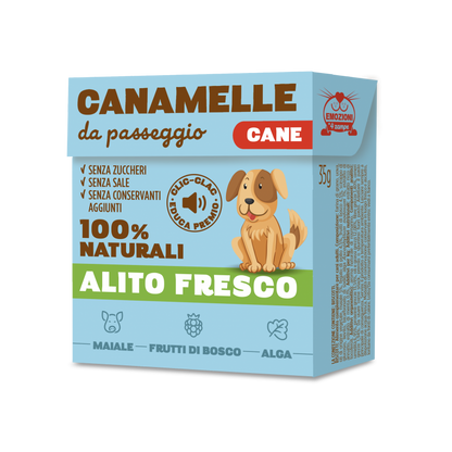 Canamelle da Passeggio Senza Carne e Coloranti per Cani 50g - Emozioni a 4 Zampe