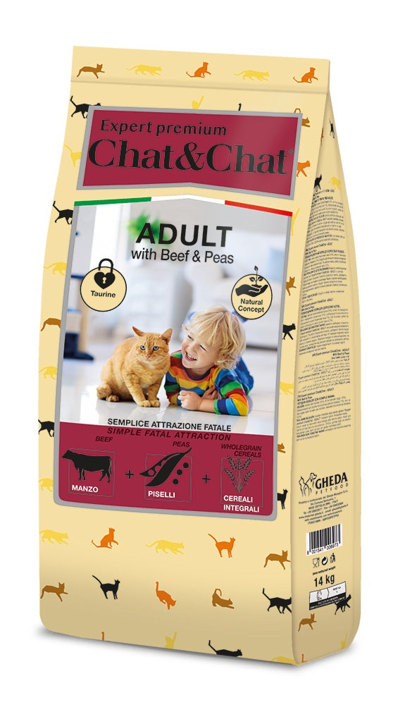 Chat&Chat - Adult Crocchette per Gatti Adulti 2 Kg