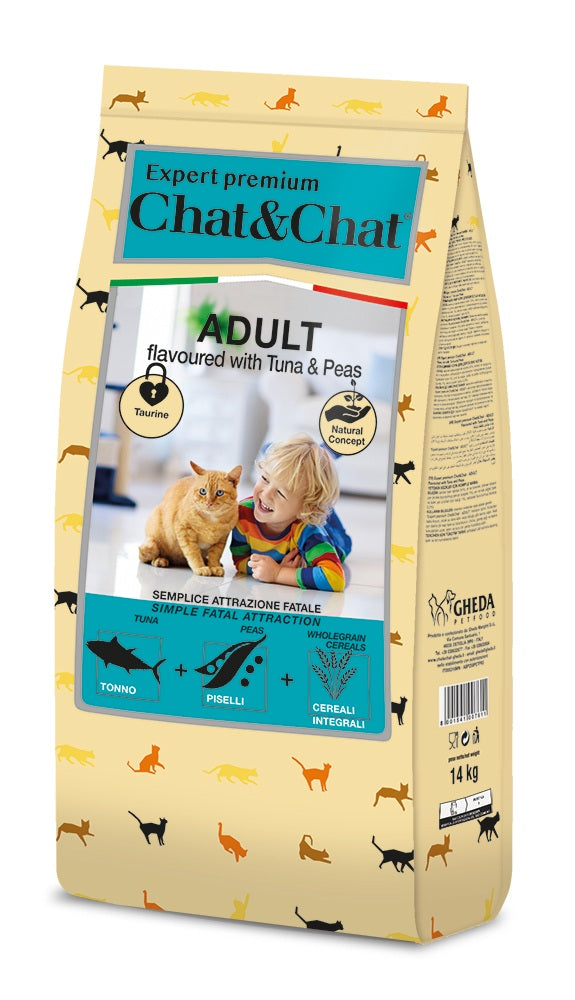 Chat&Chat - Adult Crocchette per Gatti Adulti 2 Kg