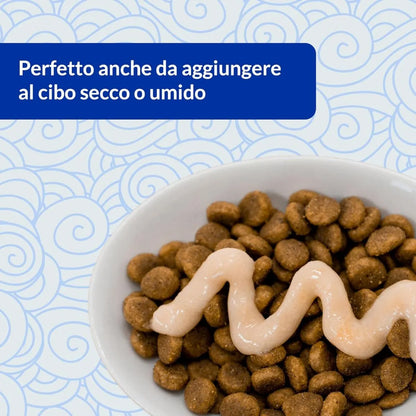 Inaba Ciao - Churu Skin & Coat Snack in Crema per Gatti Adulti per Peli e Manto 4x14 g