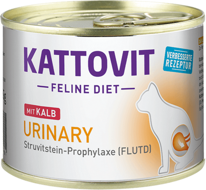 Kattovit - Lattina di Umido per Gatti con Problemi Urinari Urinary Struvite 185g