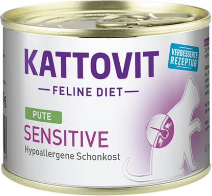 Kattovit - Lattina di Umido per Gatti con Allergie Alimentari Sensitive 185g