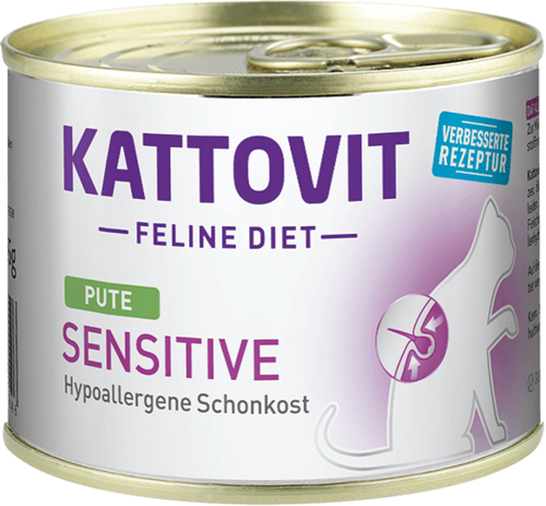 Kattovit - Lattina di Umido per Gatti con Allergie Alimentari Sensitive 185g