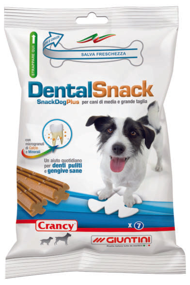 Giuntini - Snack Pulisci Denti per Cani Crancy Dental Snack