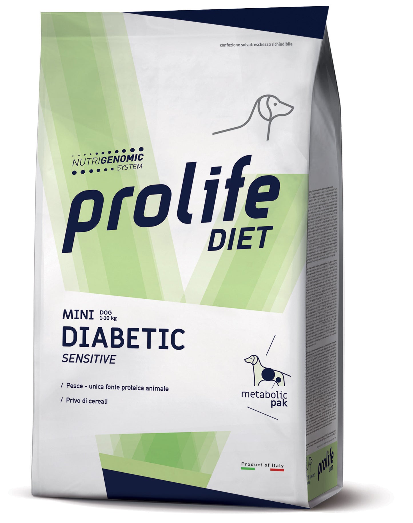 Prolife - Crocchette per Cani Diabetici Diabetic Mini 1,5 Kg