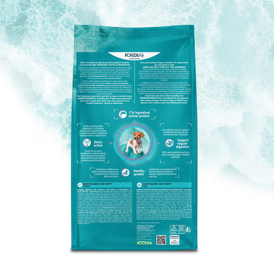 Forza 10 Crocchette Cane Mantenimento, Forza 10 Crocchette Pesce, Forza 10 Crocchette Puppy, Forza10 Puppy Mini, crocchette cucciolo cane, cibo per cuccioli piccola taglia, crocchette al pesce per cuccioli, alimentazione cucciolo cane