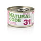 Natural Code - Lattine di Umido Complementare Naturale in Gelatina per Gatti Adulti Jelly 85g