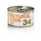 Natural Code - Lattine di Umido Complementare Naturale in Gelatina per Gatti Adulti Jelly 85g