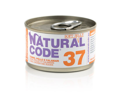 Natural Code - Lattine di Umido Complementare Naturale in Gelatina per Gatti Adulti Jelly 85g