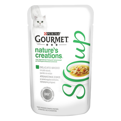 Gourmet - Zuppe con Pezzetti per Gatti Nature's Creations Soup 40g