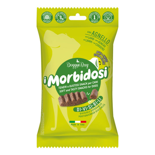 doggye bag i morbidosi, snack morbidi cane, premi addestramento cane divisibil, snack cane pocket 90g, bocconcini morbidi cane, snack cane