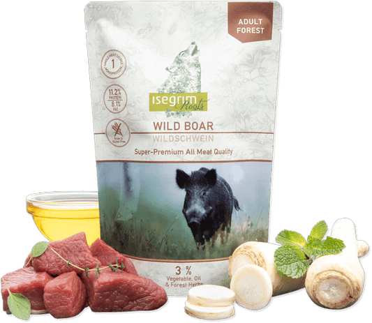 Isegrim - Busta di Umido con Pezzi per Cani Adulti Roots 410g