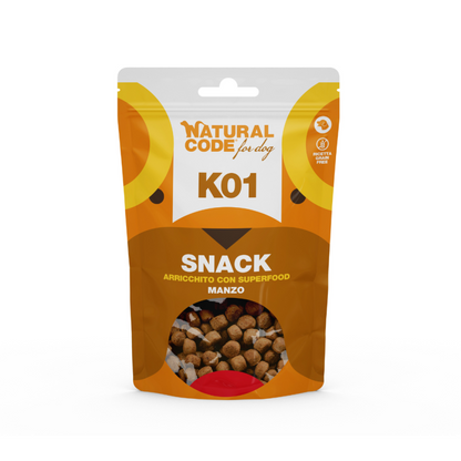 Natural Code - Snack Bites per Cani con Superfood 120g